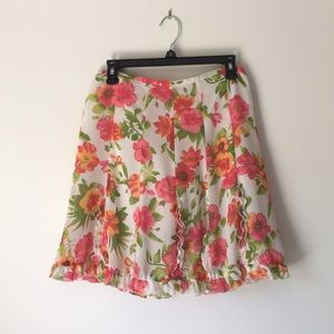 Ann Taylor Loft | Floral Skirt | Size: 4